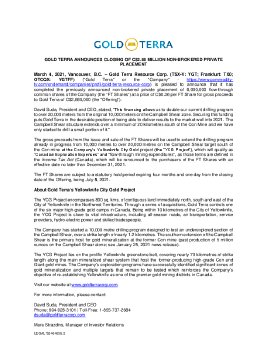2021-03-04 Gold Terra - News Release Announcing Closing of FT Financing_FINAL_EN.pdf