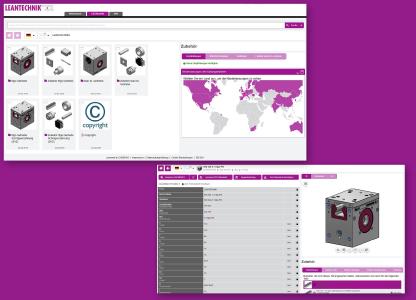 Mit dem neuen Produkt-Konfigurator von LEANTECHNIK können Konstrukteure ganz einfach die LEANTECHNIK-Bauteile konfigurieren, die sie für ihr Projekt benötigen