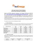 [PDF] Press Release: IsoEnergy Announces Results Following Annual General Meeting of Shareholders