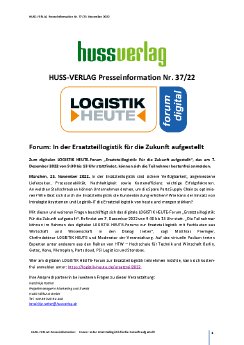 Presseinformation_37_HUSS_VERLAG_LOGISTIK HEUTE-Forum_Ersatzteillogistik.pdf