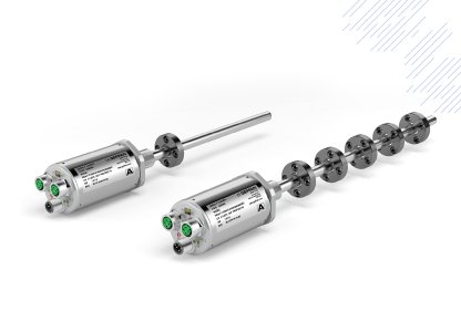 GEFRANs neue kontaktlose magnetostriktiven Positionsaufnehmer mit Hyperwave-Technologie und PROFINET-Schnittstelle sind in Profil- oder Stabbauform mit einem oder mehreren Cursors erhältlich