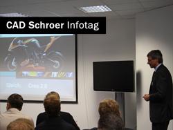 Aktuelle Neuerung in Creo 2.0 wurden auf dem CAD Schroer Infotag gezeigt