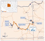 Abbildung 1: Die Uranprojekte von IsoEnergy im Südosten von Utah