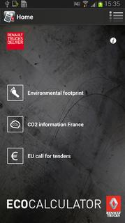 Mit dem EcoCalculator von Renault Trucks lassen sich die relevanten ökologischen Rahmendaten von Transporten einfach berechnen