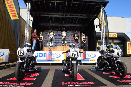 Double victory in Lausitz: Christof Höfer (# 73) in first place, only a hair‘s breadth ahead of Nate Kern (# 12) in second place