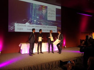LieberLieber und AIT erhielten am 29.Jänner 2020 in Wien für THREATGET den eAward 2020 im Bereich "Industrie 4.0"