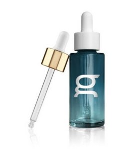 lacquered and printed dropper bottle in PCR glass with suitable dropper pipette