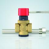 Die neue thermische Ablaufsicherung TAS 03 von AFRISO bietet aufgrund zweier unabhängiger Fühlersysteme ein Höchstmaß an Sicherheit. Sie ist zur Absicherung von geschlossenen oder offenen feststoffbefeuerten Heizungsanlagen nach EN 12828 mit maximal 100 kW einsetzbar (Foto: AFRISO)