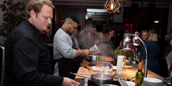 Küchenparty mit Björn Freitag bei Laudert Connect in Hamburg
