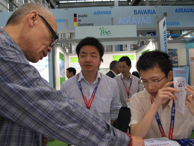 Brisk business at the SCHILLINGER (BDU) booth