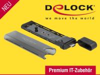 Premium und praktisch: Externes USB Type-C™ Gehäuse für M.2 SSDs - werkzeugfrei