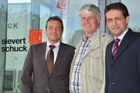 Weiter auf Wachstumskurs: (v.l.): Ulrich von Hahn, Emil Schuck und Rui Macedo