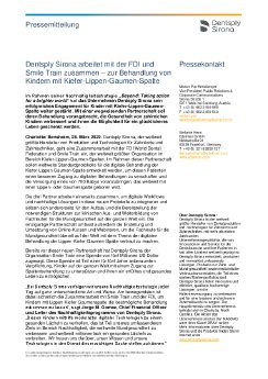 Dentsply Sirona_PM_Dentsply Sirona arbeitet mit der FDI und Smile Train zusammen_220328.pdf