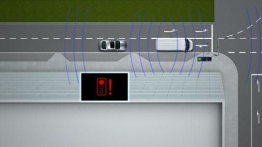 Der Ampelphasenassistent (Rotlichtwarnung) von BMW ConnectedDrive - eine Car-2-X Technologie (10/2011)