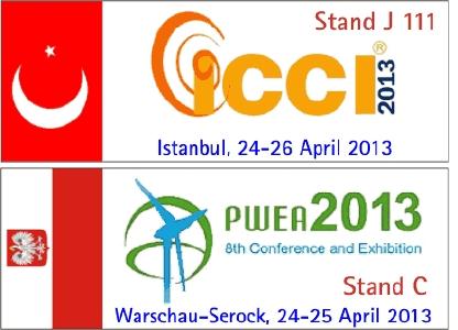 BBB auf der icci in Istanbul und der PWEA nahe Warschau