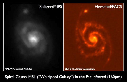 Galaxie M51_seen_by_Spitzer_left_and_Herschel_right _  credit ESA.jpg
