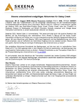 04082020_DE_SKE Signs Definitive Agreement on Eskay Creek DE.pdf