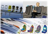 ESI’s Virtual Seat Solution allows industrial seat manufacturers to build, test and improve virtual seat prototypes that take into account the materials used and the manufacturing history