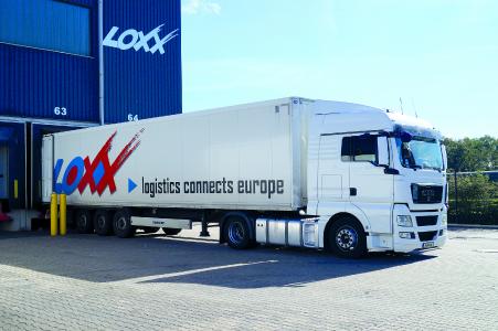 LOXX Lkw am Logistikzentrum Gelsenkirchen