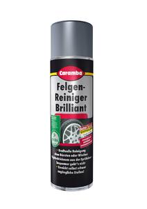 Schafft selbst hartnäckigen Bremsbelagabrieb: der neue Brilliant Felgenreiniger von Caramba.