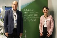 Neues Mitglied der TAF mobile Geschäftsleitung Sylvia Lier neben Geschäftsführer Amir Rosenzweig