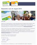 Newsletter August 2019 erschienen