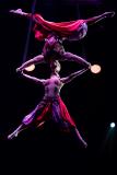 Ein Kopf-an-Kopf-Hängen: Das Duo Idols begeisterte schon das Publikum des Cirques du Soleil, Quelle: Thüringer Turnverband 