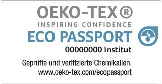 Die ECO PASSPORT by OEKO-TEX® Zertifizierung zielt ausdrücklich auf die Vermeidung von unerwünschten Chemikalien ab. © OEKO-TEX®