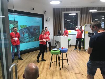 Pitch beim Standortpartner Optima