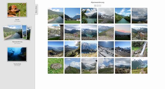 Die neue Sharing-Funktion für die Cloud von STRATO: Auf HiDrive gespeicherte Bilder lassen sich in Share Gallery Alben zusammenstellen und per Link oder auf Facebook mit anderen teilen, Quelle : "obs/STRATO AG"