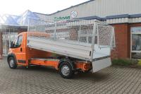 Citroen Jumper mit Schoon Kipper und Laubgitteraufsatz