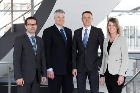Martin Adelhardt, Joerg Walz, Christoph Beumelburg and Jasmin Loeffler (from left to right), Photo: Schaeffler