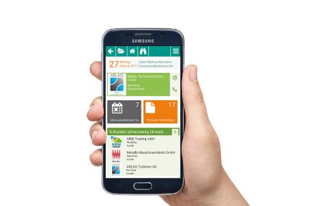 PiSA sales CRM-App für das Smartphone