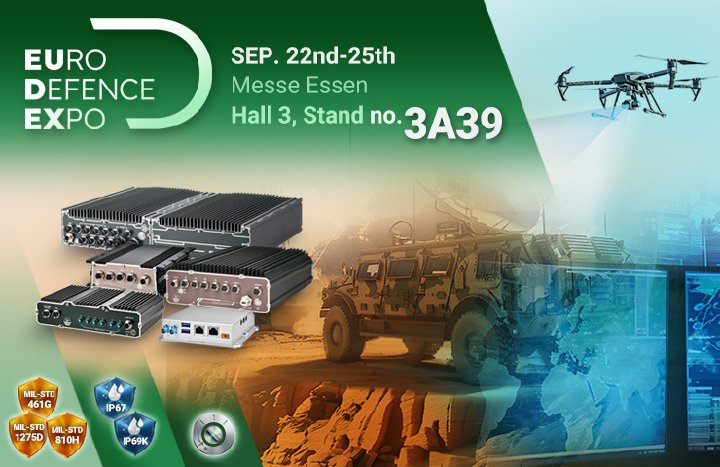 Neousys Technology stellt auf der Messe-Premiere der Euro Defence Expo 2026 robustes Edge-KI-Computing für missionskritische Operationen vor