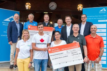 Abschlagen für den guten Zweck: 8. Firmen-Golf-Cup Rhein-Neckar spielt 8.000 Euro für zwei gemeinnützige Projekte ein, © ZMRN/Schwerdt