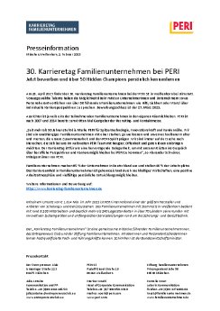 Pressemitteilung 30. Karrieretag Familienunternehmen.pdf