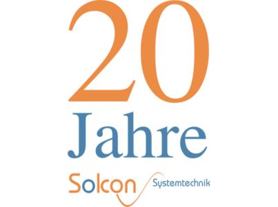 20 Jahre Solcon Systemtechnik Jubiläums-Logo