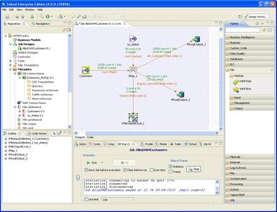 Talend Studio ist die zentrale Design- und Entwicklungsumgebung