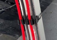 Combinable QwicGrip cable fasteners ensure efficient and secure solar cable management.