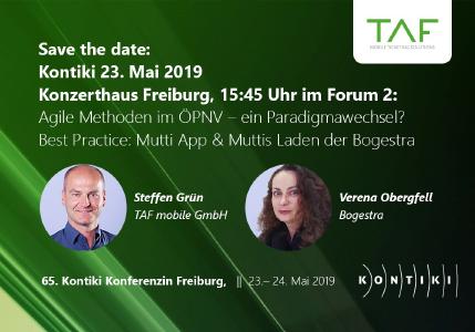 Verena Obergfell (Bogestra) und Steffen Grün (TAF)