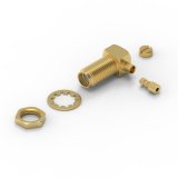 WR-SMA Right Angle Bulkhead Jack Cable Connector / Bildquelle: Würth Elektronik