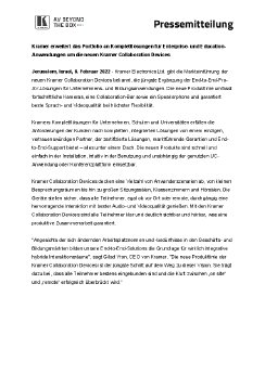 Pressemitteilung Kramer Germany - Collaborative Devices - Februar 2022.pdf