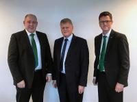 BITZER und Wurm gestalten die Zukunft gemeinsam. Auf dem Bild (von links): Rainer Große-Kracht (Vorstandsmitglied und Chief Technology Officer bei BITZER), Dr. Horst Peter Wurm (geschäftsführender Gesellschafter der neuen Wurm Holding GmbH) und Frank Hartmann (Vorstandsmitglied und Chief Financial Officer bei BITZER)