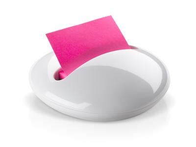 Post it Spender Stone weiss
