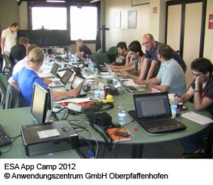 ESA App Camp 2012 ©Anwendungszentrum GmbH Oberpfaffenhofen