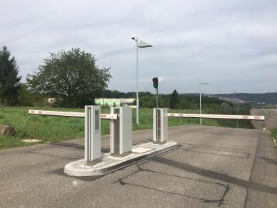 Schrankenanlage mit Sprechstelle