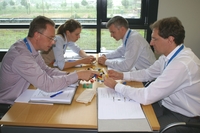 Beim Businessplanspiel Unternehmensnachfolge war Teamarbeit gefragt