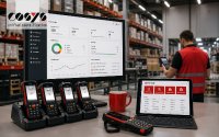 Mit COSYS MDM behalten Handels- und Logistikunternehmen ihre gesamte Geräteflotte zentral unter Kontrolle.