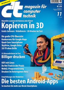 Das Titelbild der aktuellen c't-Ausgabe 11/2012
