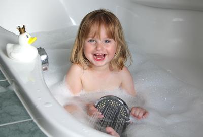 Warmes Wasser liefert die Sonne